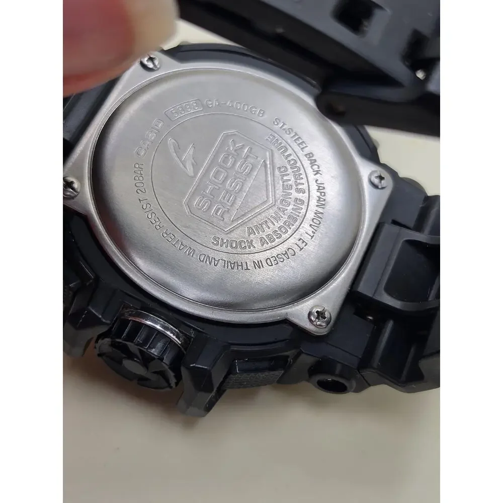 Casio G-Shock GA-100GB Black Gold Analog Digital Men's Wristwatch 5398